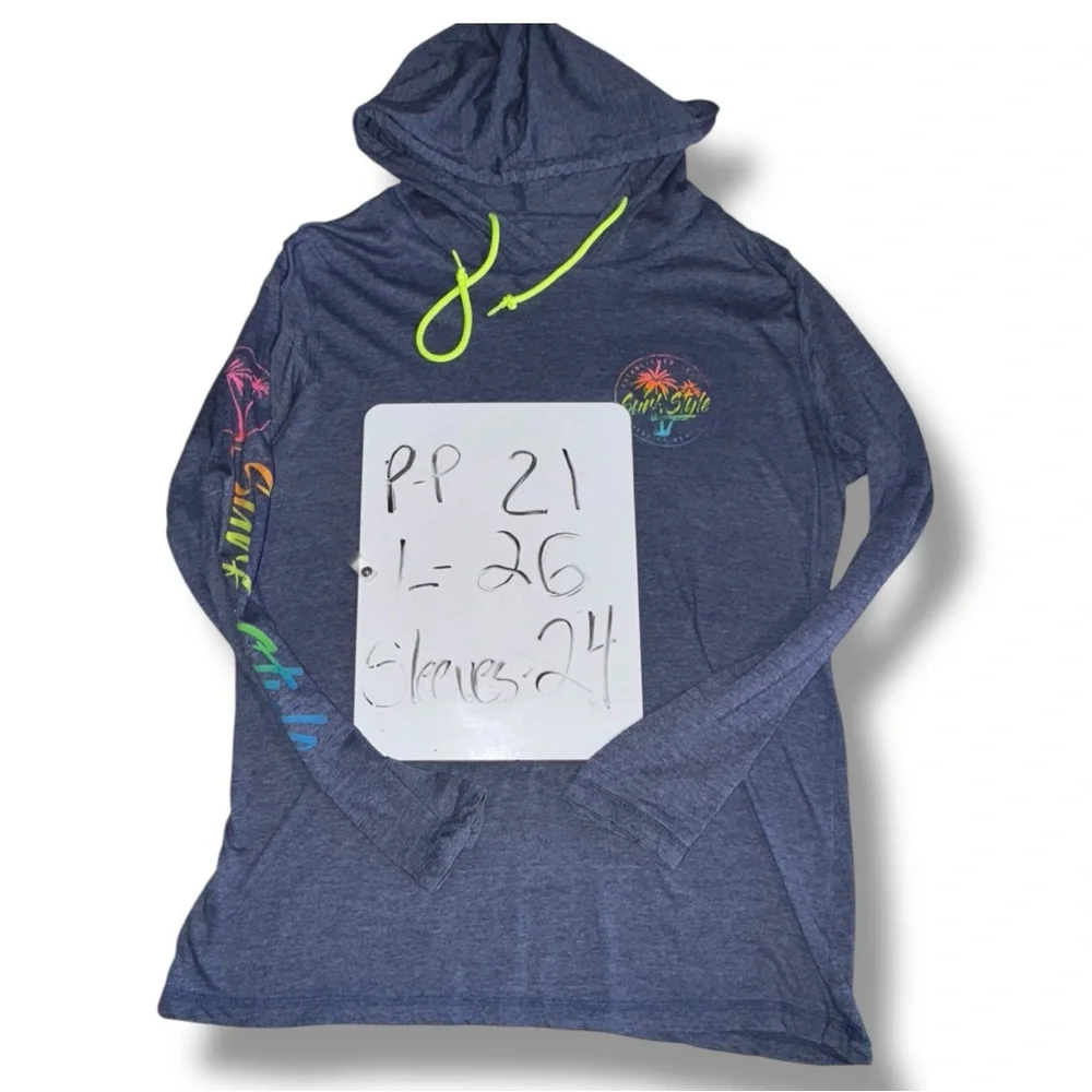 Surf Style Perdido Key Hoodie XL - Lightweight Graphic Beach Tee 🌴 - Picture 12 of 16